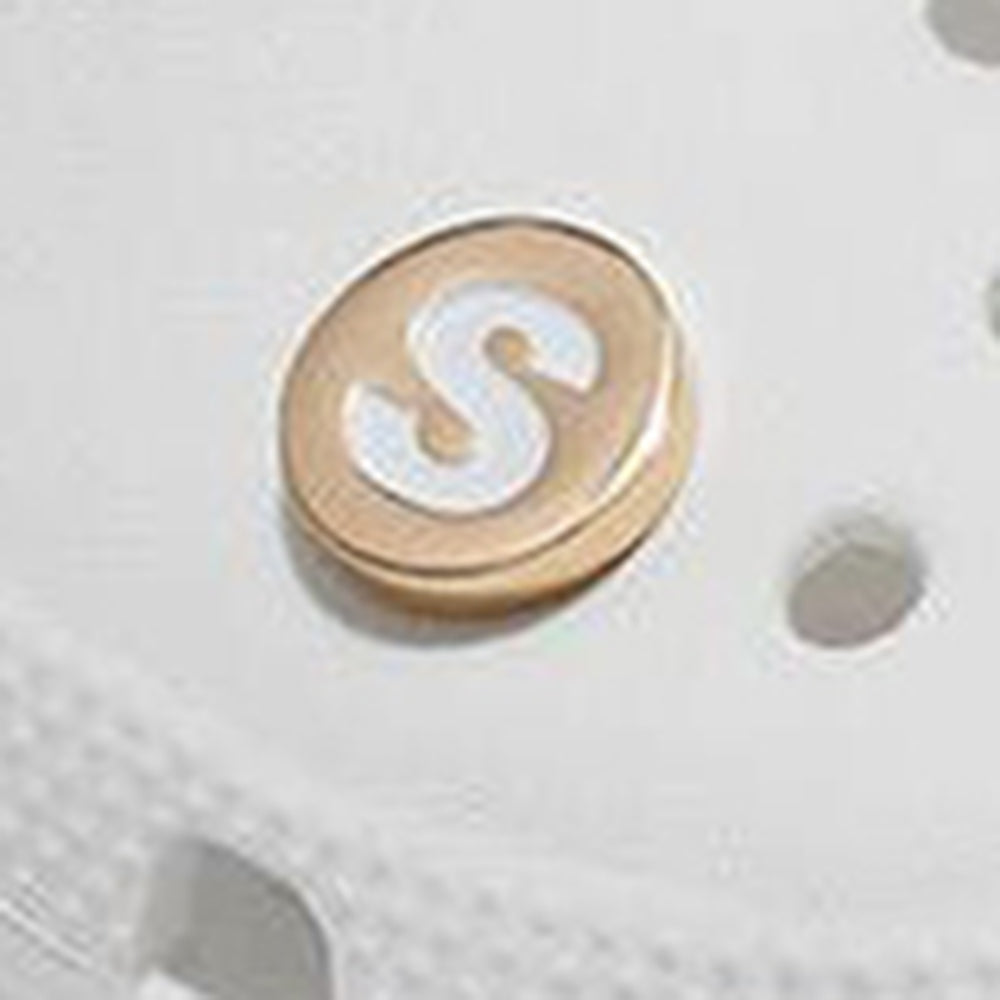 CROCS Jibbitz Gold Letter S Shoe Charms - Supersports Thailand Supersports Thailand
