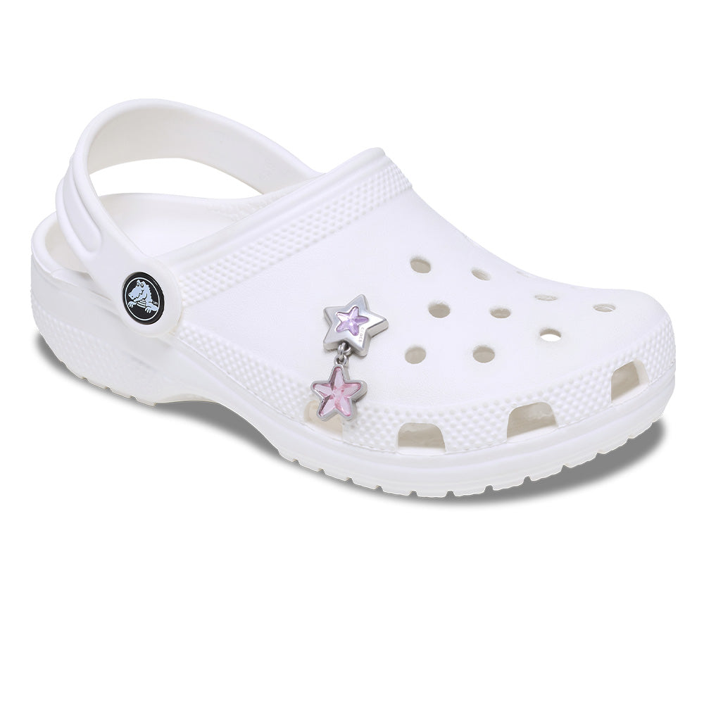 CROCS Jibbitz Purple And Pink Star Dangle Shoes Charm - Supersports Thailand Supersports Thailand