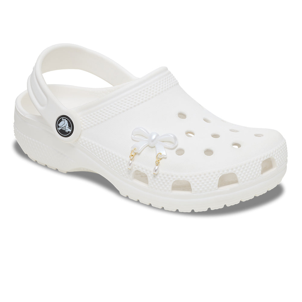 CROCS Jibbitz Bow And Pearl Dangle Shoes Charm - Supersports Thailand Supersports Thailand