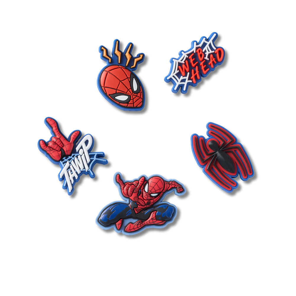 CROCS Jibbitz Spiderman Web 5-Pack Shoes Charm