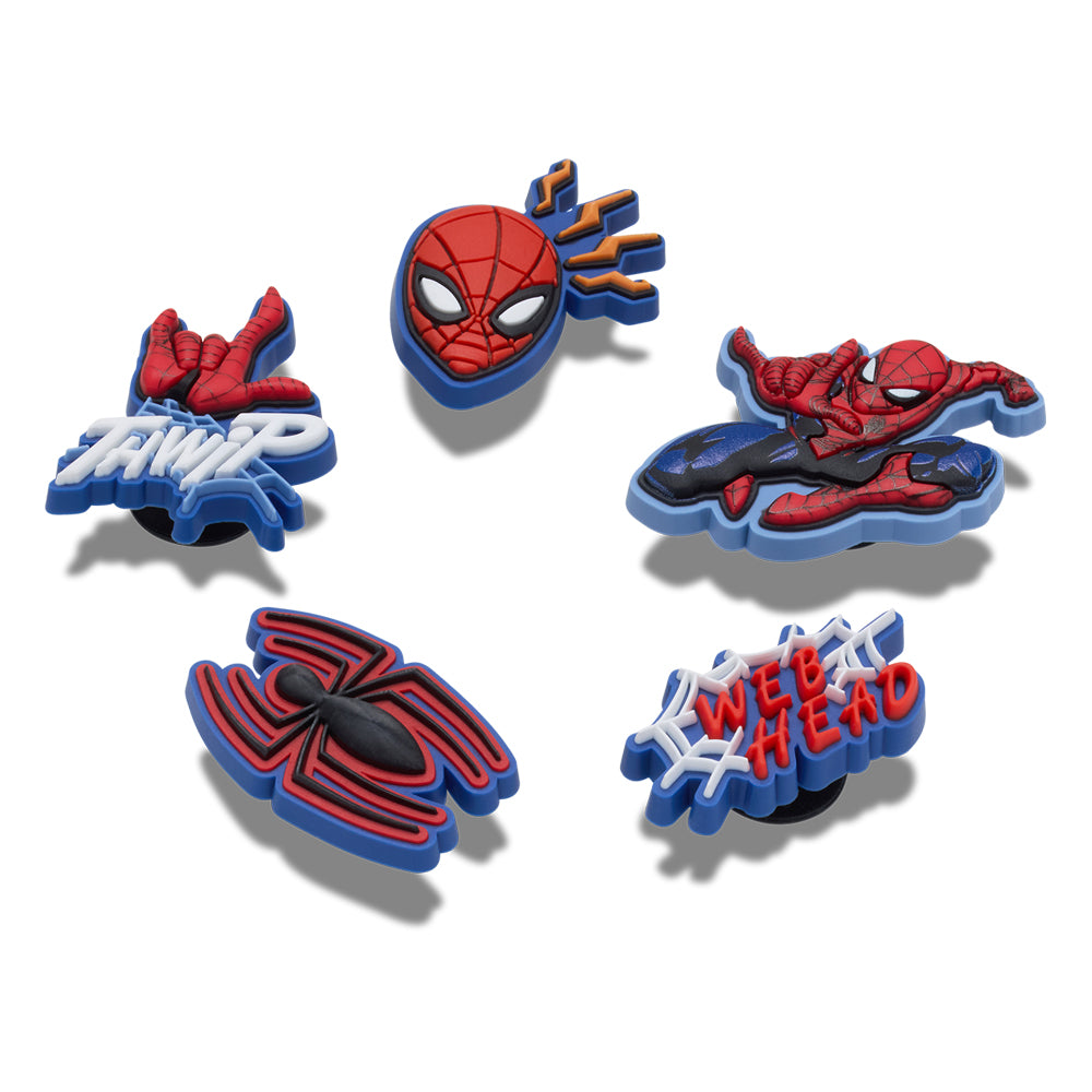 CROCS Jibbitz Spiderman Web 5-Pack Shoes Charm