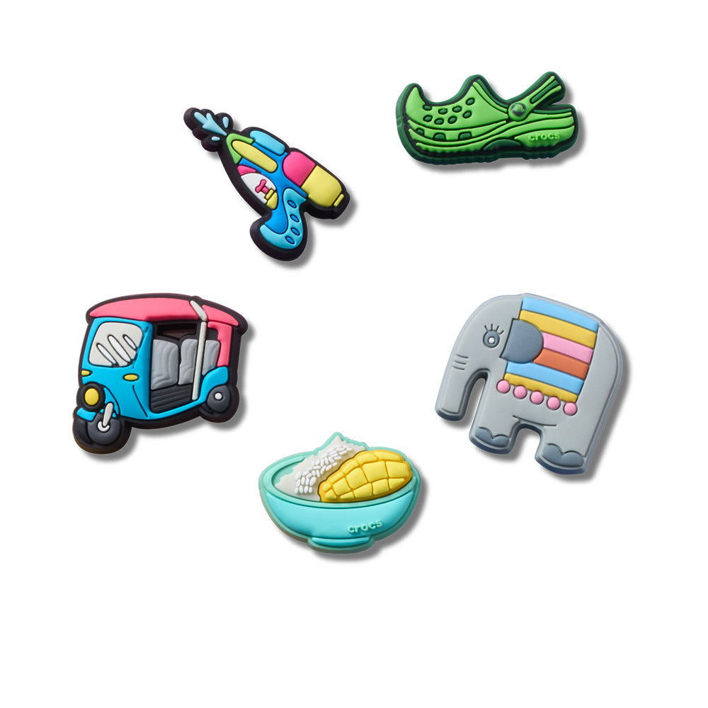 CROCS Jibbitz Thai New Year 5-Pack ตัวติดรองเท้า
