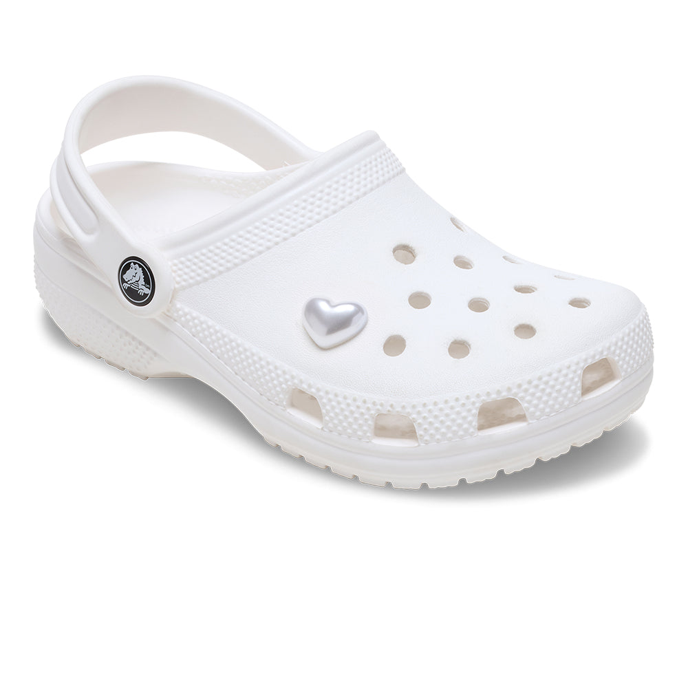 CROCS Jibbitz Pearl Heart Shoes Charm - Supersports Thailand Supersports Thailand