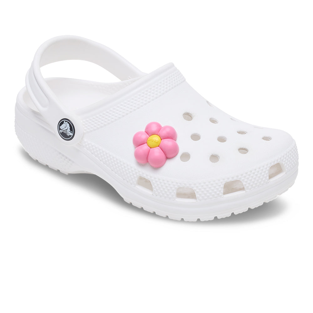 CROCS Jibbitz Puffy Pink Flower Shoes Charm - Supersports Thailand Supersports Thailand