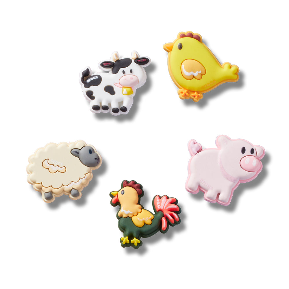 CROCS Jibbitz Farm Friend Animals 5-Pack ตัวติดรองเท้า
