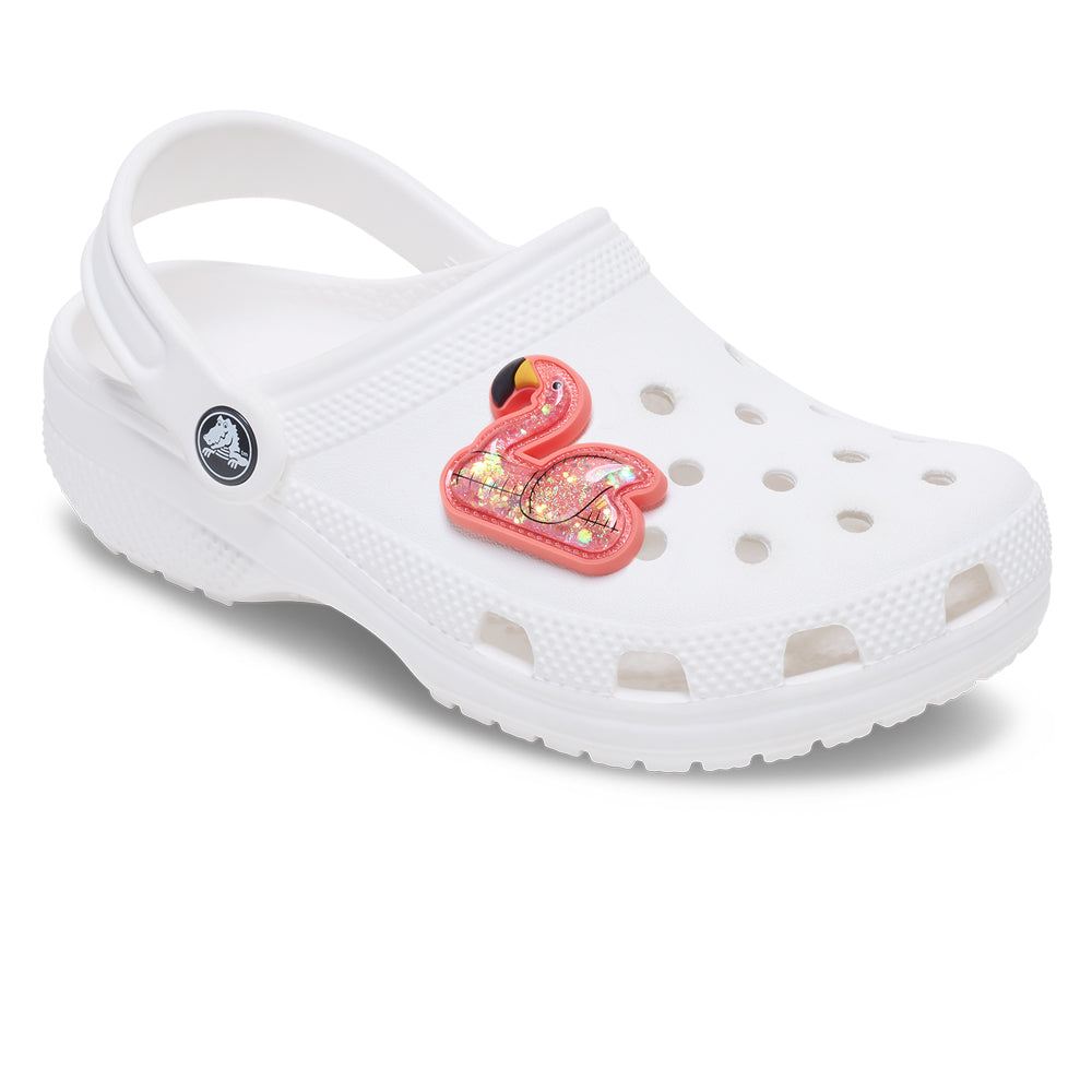 CROCS Jibbitz Squish flamingo floatie Shoes Charm - Supersports Thailand Supersports Thailand