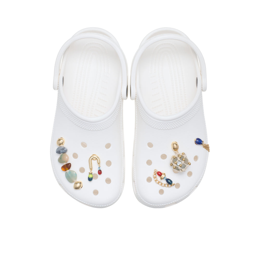 CROCS Jibbitz Stone and Gold 5 Pack Shoes Charm Supersports Thailand