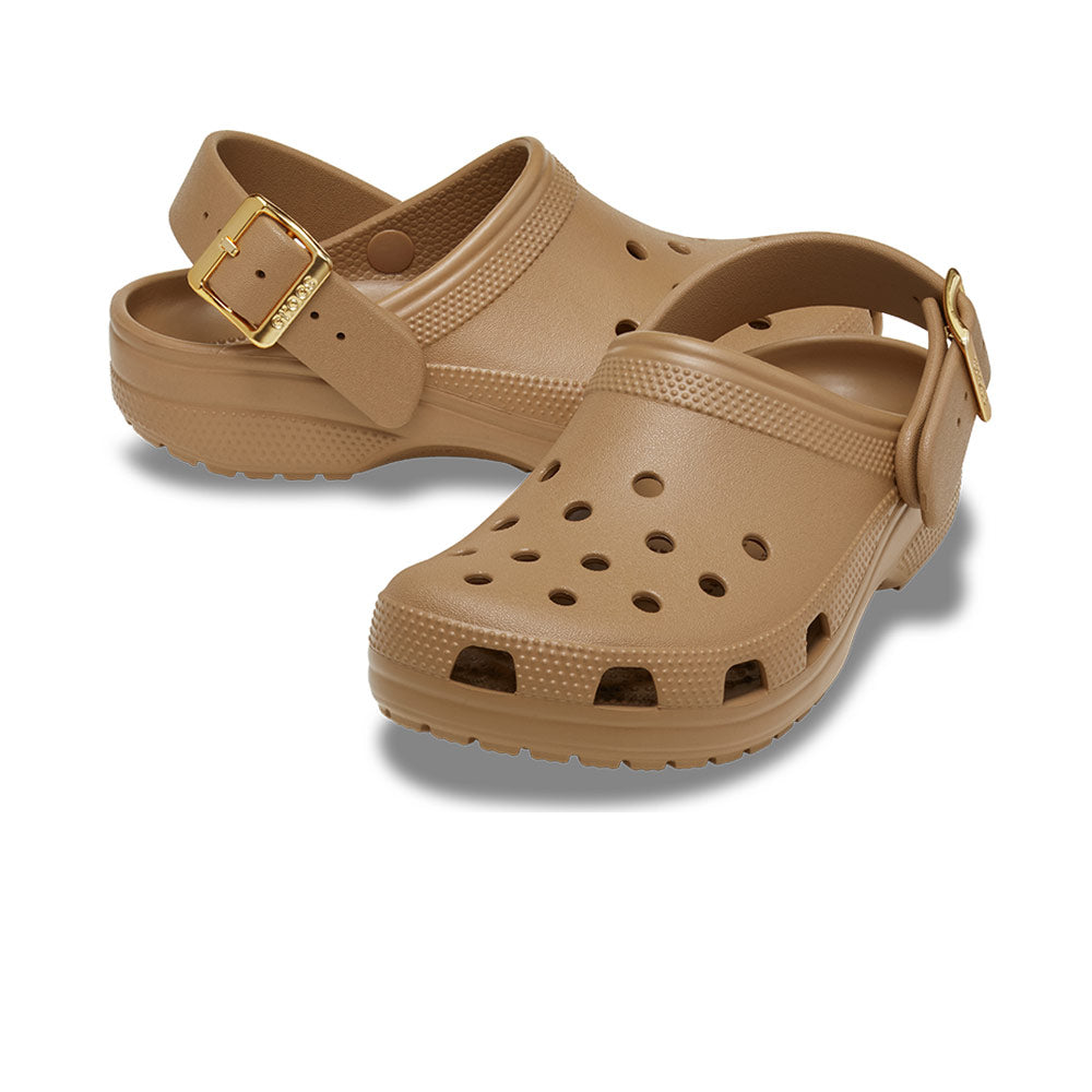 CROCS Classic Metallic Buckle Clog Unisex Lifestyle Shoes - Supersports Thailand Supersports Thailand