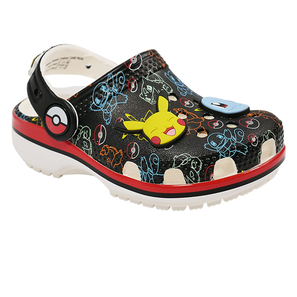 CROCS Classic Pokemon Print Clog Toddler Kids Casual Shoes