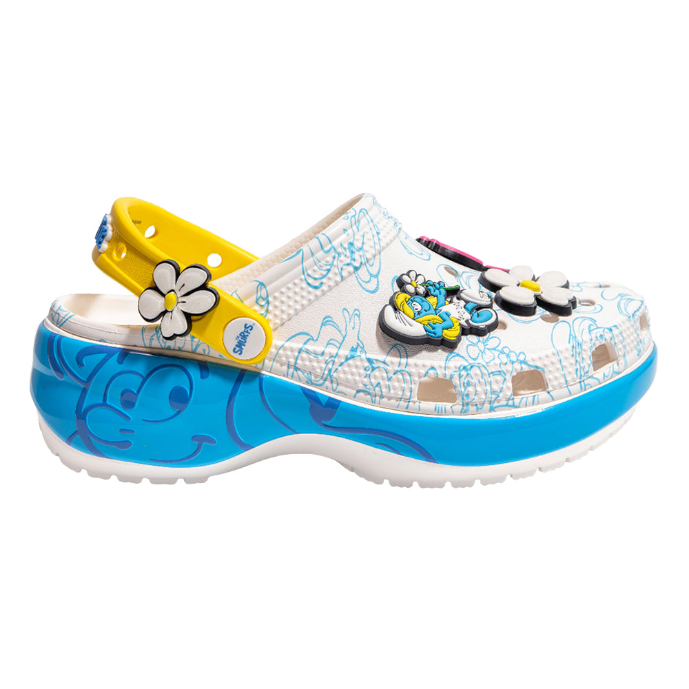 CROCS Smurfs Platform Clog Women's Casual Shoes