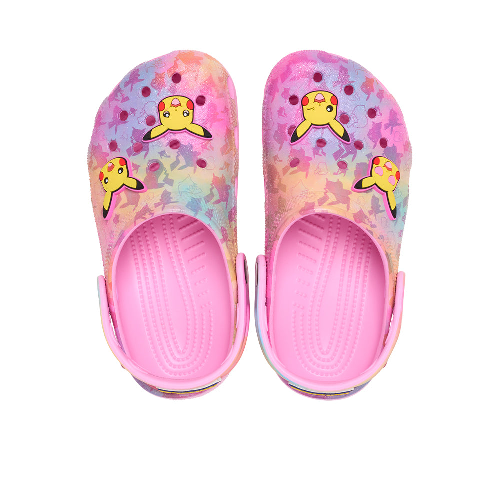 CROCS Pikachu Pink Classic Clog รองเท้าลำลองเด็ก