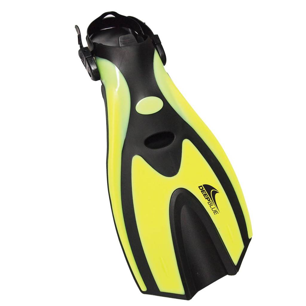 Deep Blue Speed1 Snorkeling Fins Yellow - Supersports Thailand Supersports Thailand