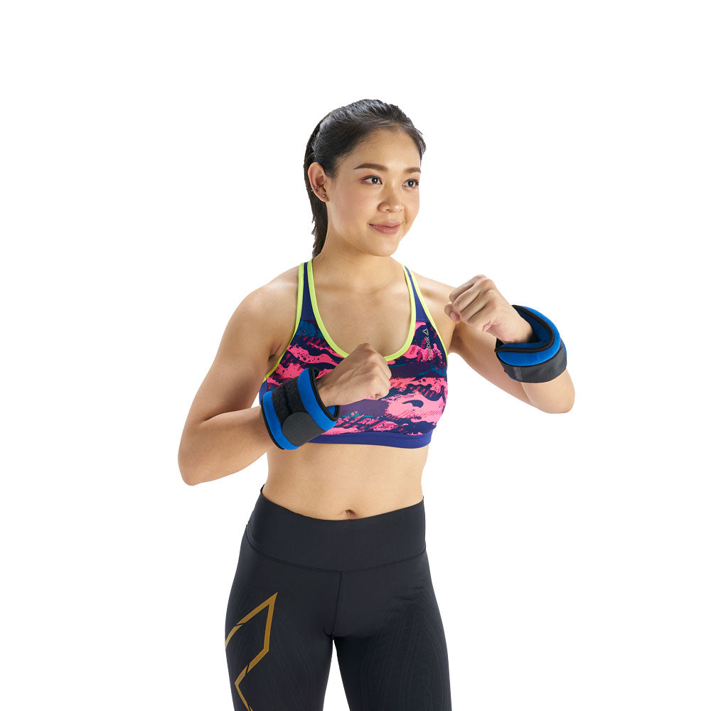 EXERCISE ถุงทรายข้อเท้า/ข้อมือ ขนาดน้ำหนัก 2กก./คู่ AB3719B ผ้า Neoprene สีน้ำเงิน - 4