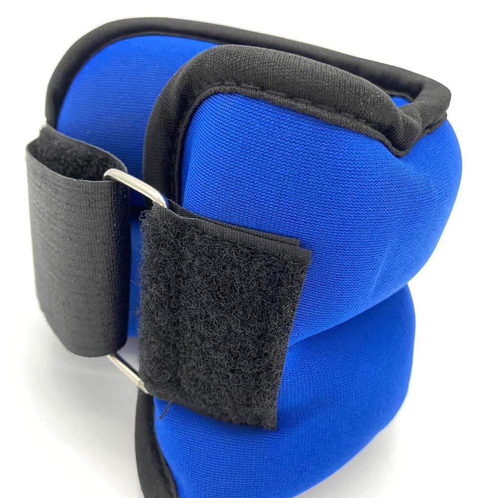 EXERCISE ถุงทรายข้อเท้า/ข้อมือ ขนาดน้ำหนัก 2กก./คู่ AB3719B ผ้า Neoprene สีน้ำเงิน - 3