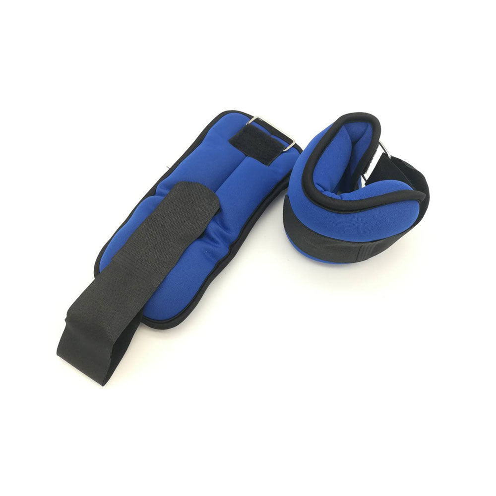EXERCISE ถุงทรายข้อเท้า/ข้อมือ ขนาดน้ำหนัก 2กก./คู่ AB3719B ผ้า Neoprene สีน้ำเงิน - 1