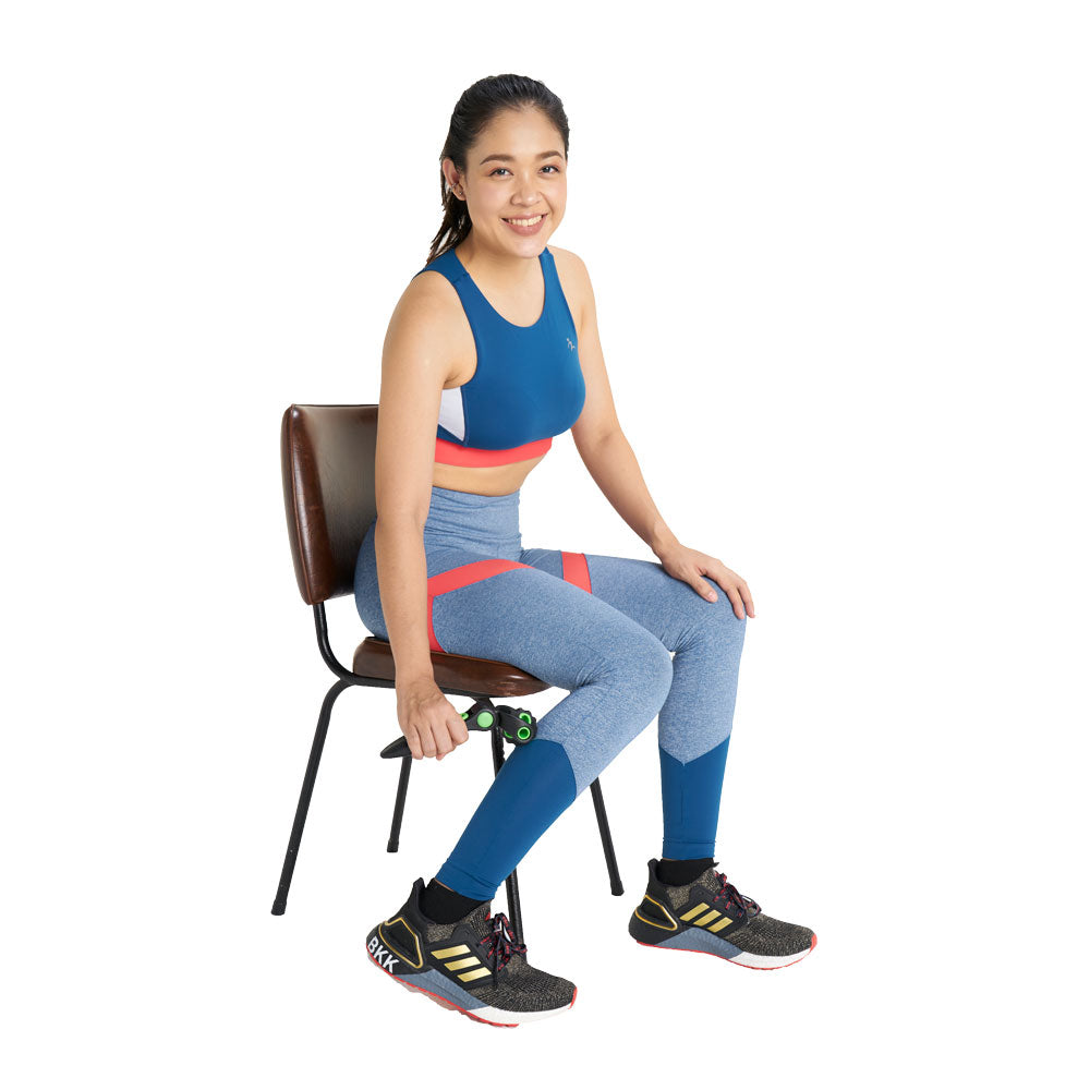 THAISPORTS ลูกกลิ้งนวดตัว ปรับองศาได้ H-1424 สีดำ/เขียว - 4