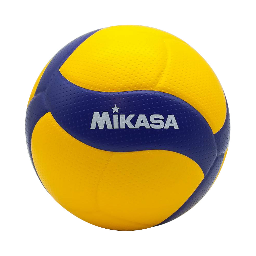 MIKASA วอลเลย์บอล V300W เบอร์ 5 สีเหลือง/น้ำเงิน FIVB Approved - 4