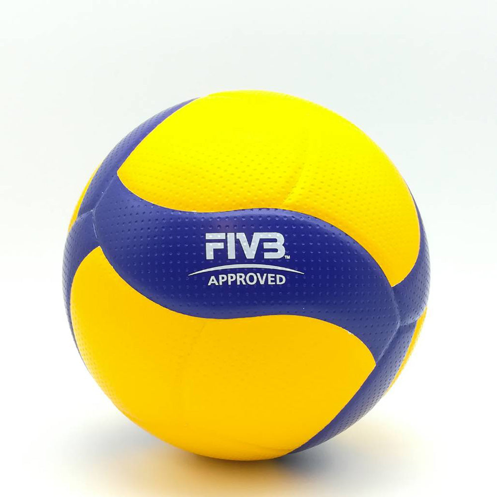 MIKASA วอลเลย์บอล V300W เบอร์ 5 สีเหลือง/น้ำเงิน FIVB Approved - 3