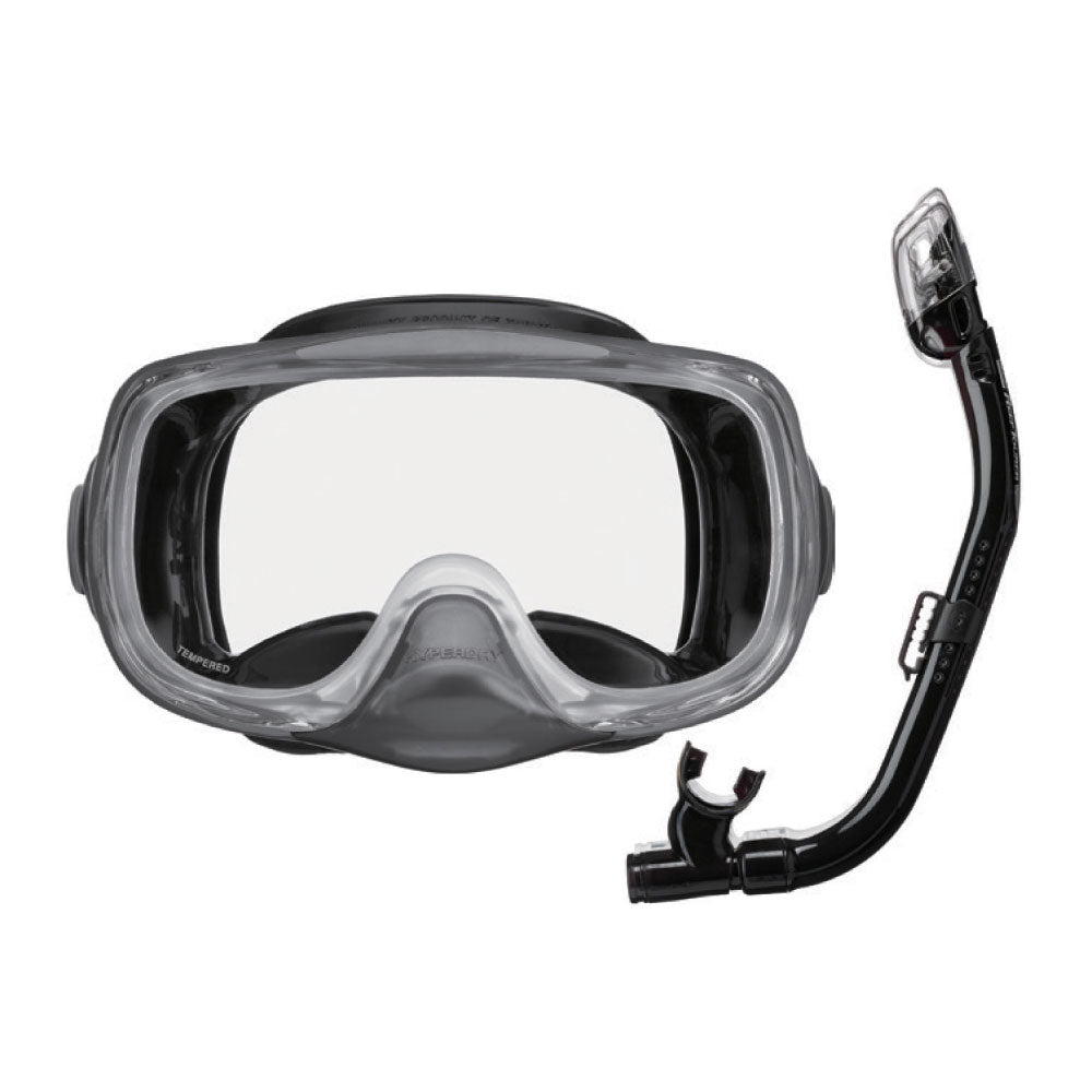 REEF TOURER หน้ากากดำน้ำชุด รุ่น RC0109 สีดำ - 1