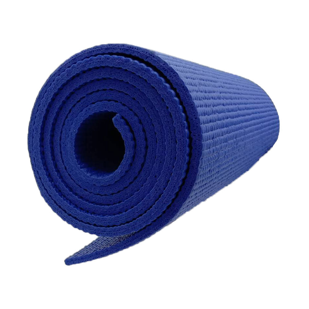 EXEO แผ่นรองออกกำลังกาย / เสื่อโยคะ PVC AB8004 6 mm. สีน้ำเงิน - 2