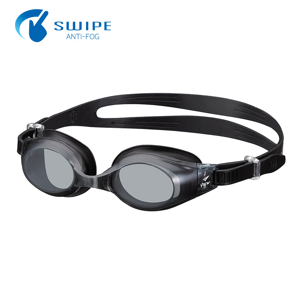 VIEW แว่นตาว่ายน้ำ สายตาสั้น ผู้ใหญ่ V580ASA ค่าสายตาสั้น -3.0 สีดำ - 1