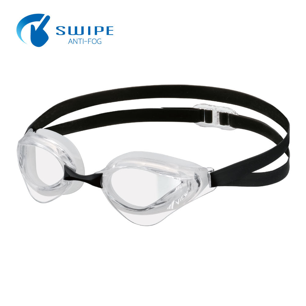 VIEW แว่นตาว่ายน้ำ แข่งขัน V230ASAC สีใส FINA Approved - 1