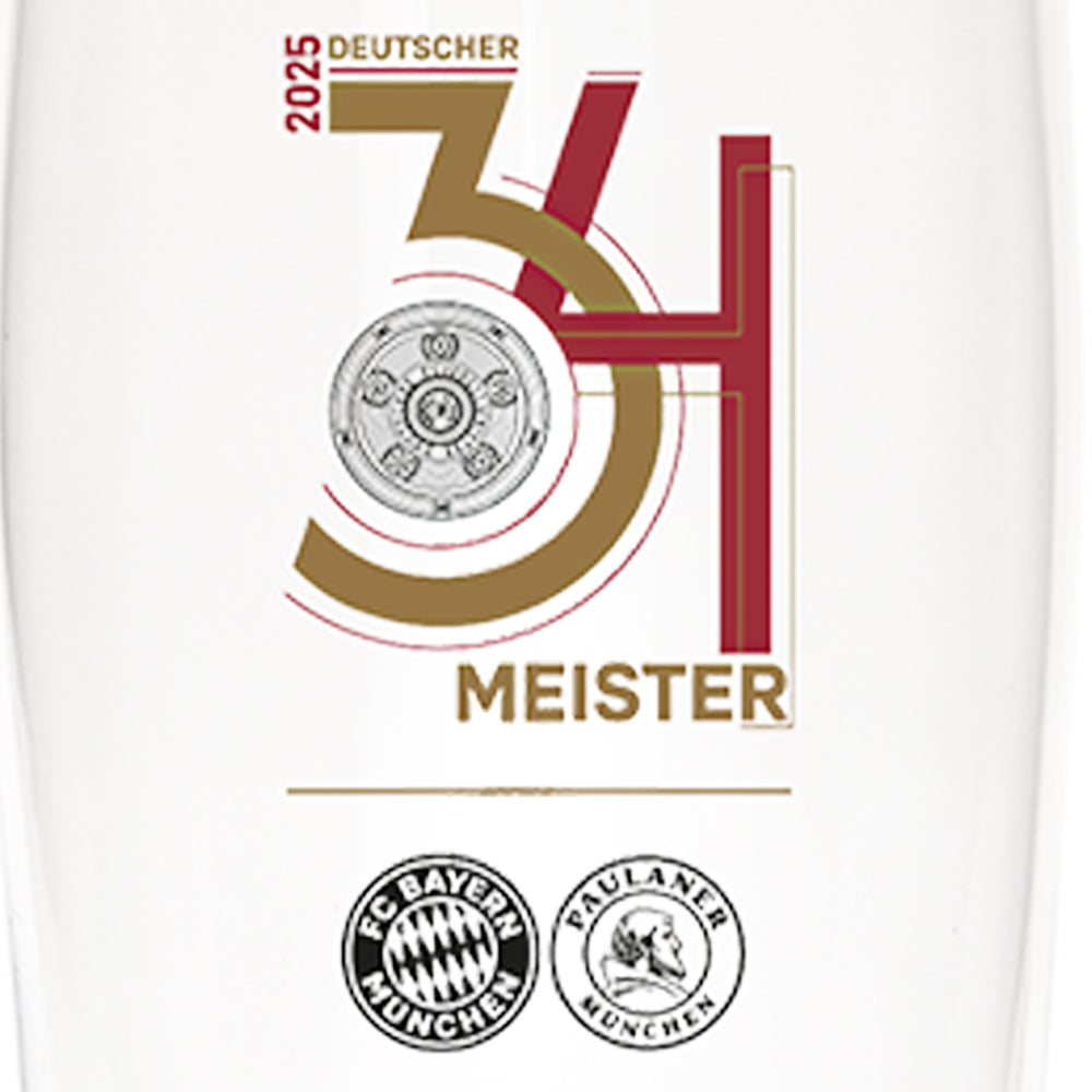 FC BAYERN MUNCHEN Bundesliga Winners 2024/25 Pint Glass