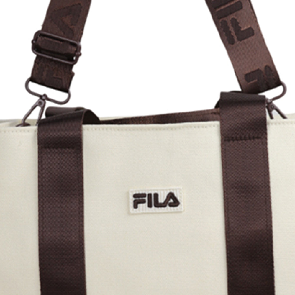 FILA Beige Unisex Tote Bag - Supersports Thailand Supersports Thailand