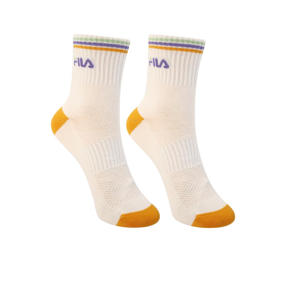 FILA White Unisex Socks