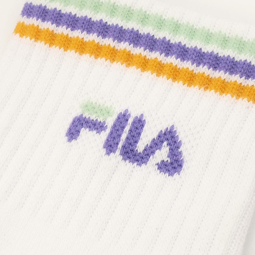 FILA White Unisex Socks