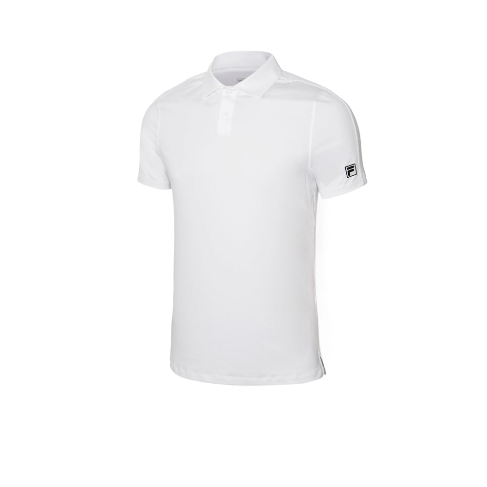 FILA White เสื้อโปโลออกกำลังกายผู้ใหญ่