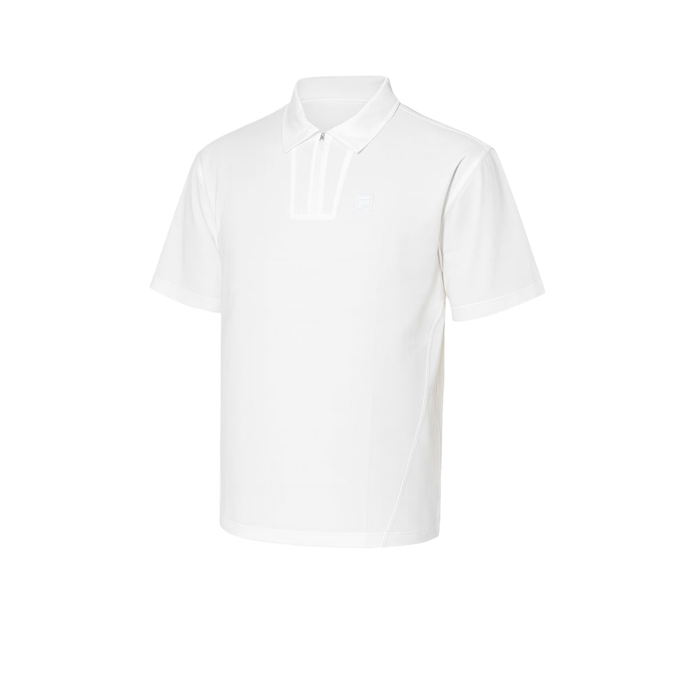 FILA White เสื้อโปโลออกกำลังกายผู้ใหญ่