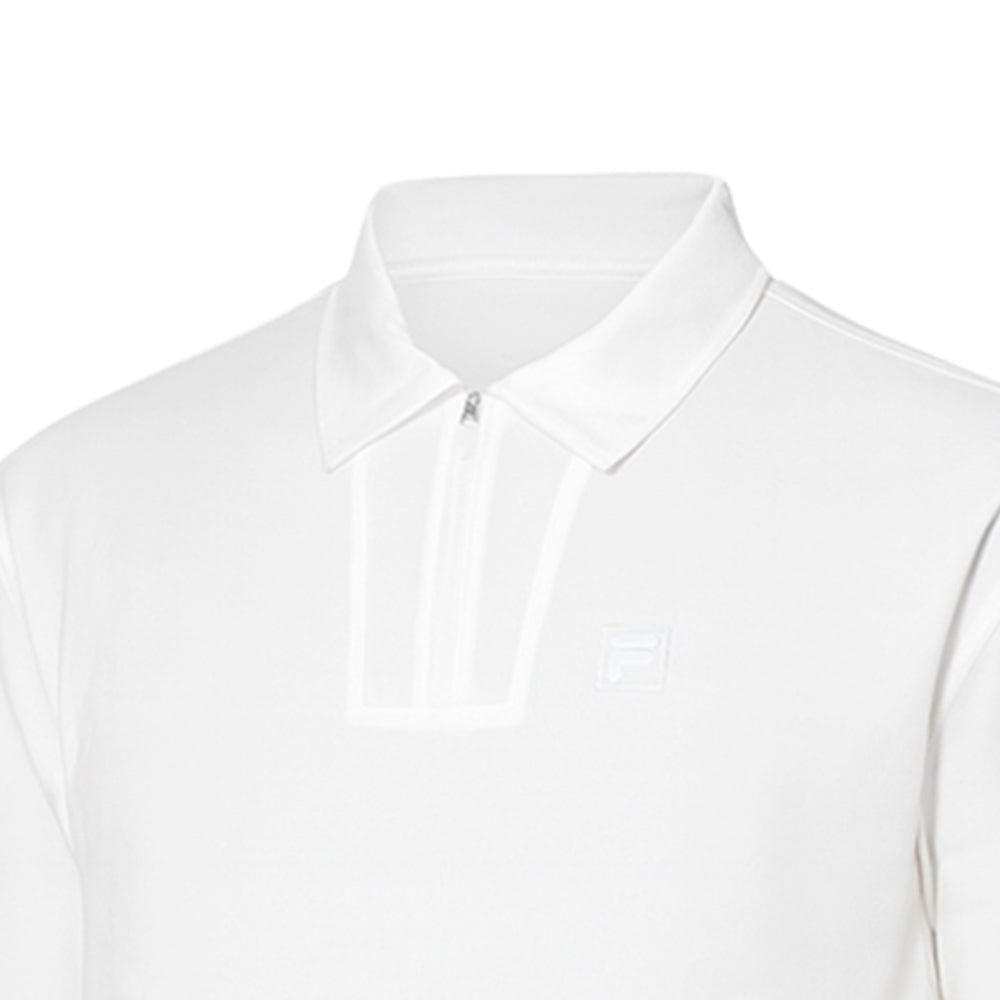 FILA White เสื้อโปโลออกกำลังกายผู้ใหญ่
