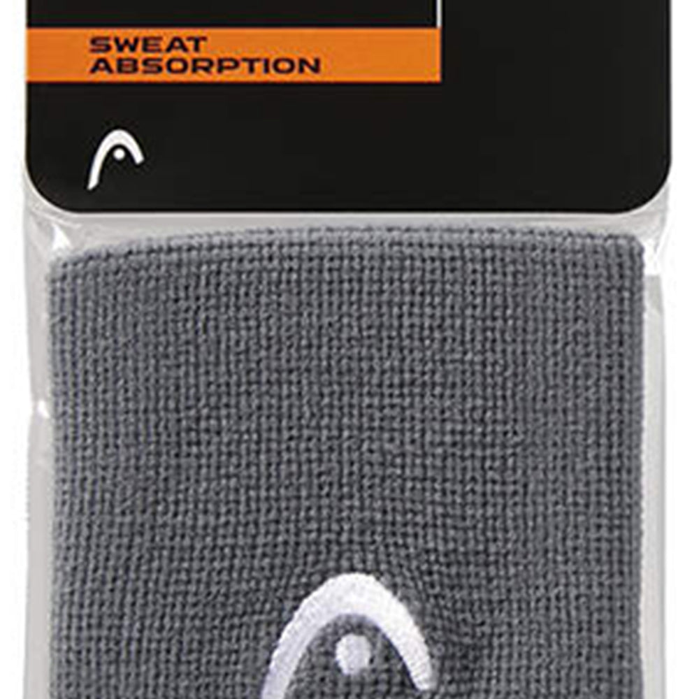 HEAD Grey 5" Unisex Tennis Wristband - Supersports Thailand Supersports Thailand