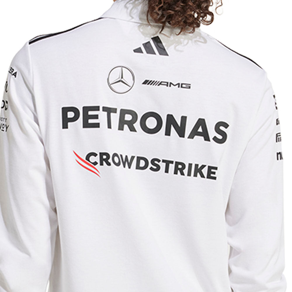 ADIDAS Mercedes - AMG Petronas Formula One Team Long Sleeve Women's Polo Shirt - Supersports Thailand Supersports Thailand