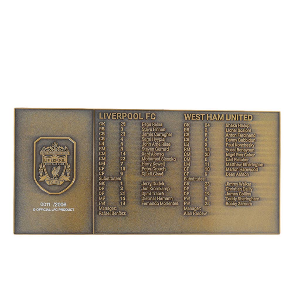LIVERPOOL FOOTBALL CLUB 2006 Cup Final ตั๋ว