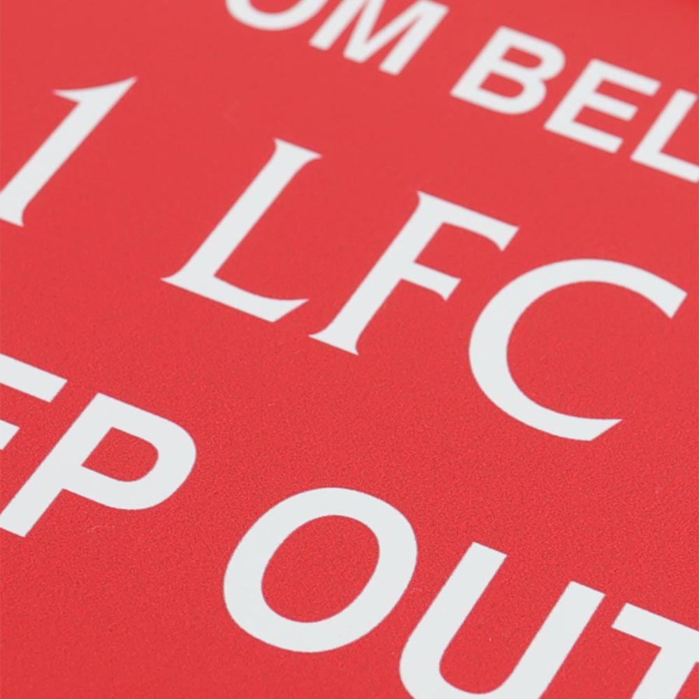 LIVERPOOL FOOTBALL CLUB Reds ป้ายแขวนประตู