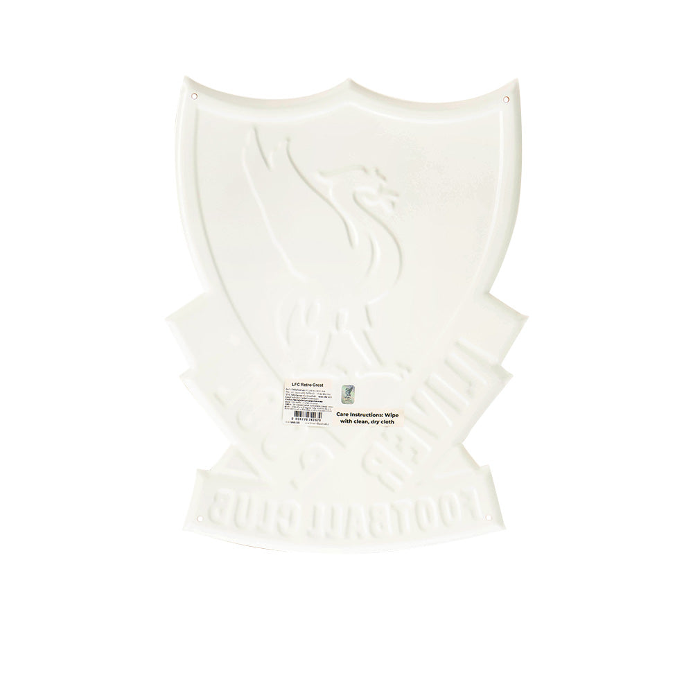 LIVERPOOL FOOTBALL CLUB Retro Crest Sign