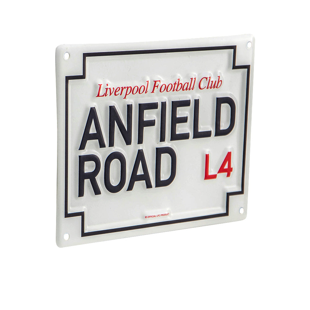 LIVERPOOL FOOTBALL CLUB Anfield Road Sign