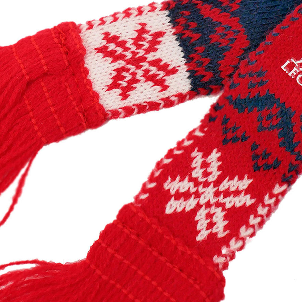 LIVERPOOL FOOTBALL CLUB Knitted Scarf ของประดับต้นคริสต์มาส