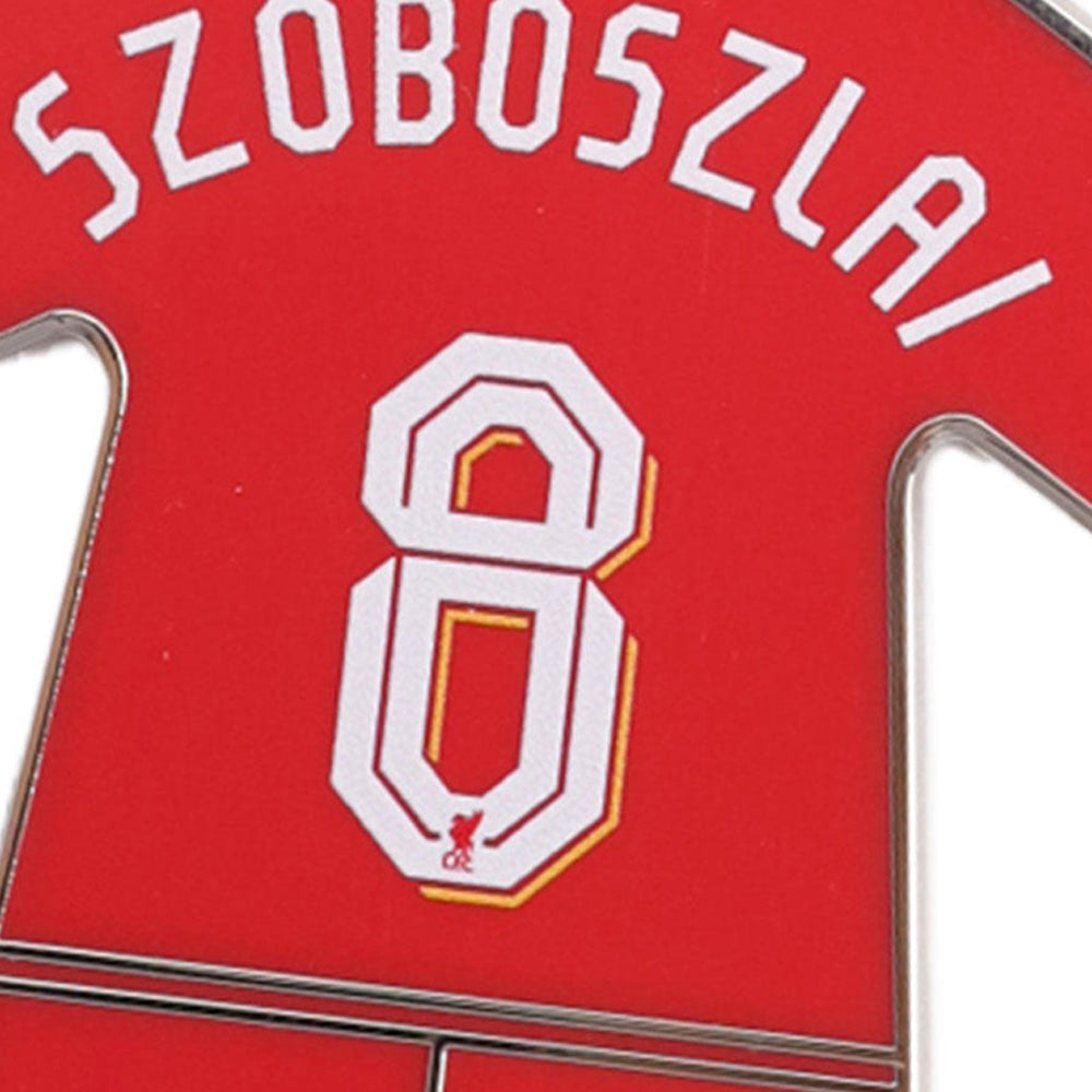 LFC Dominik Szoboszlai 2024/25 ชุดพวงกุญแจและเข็มกลัด