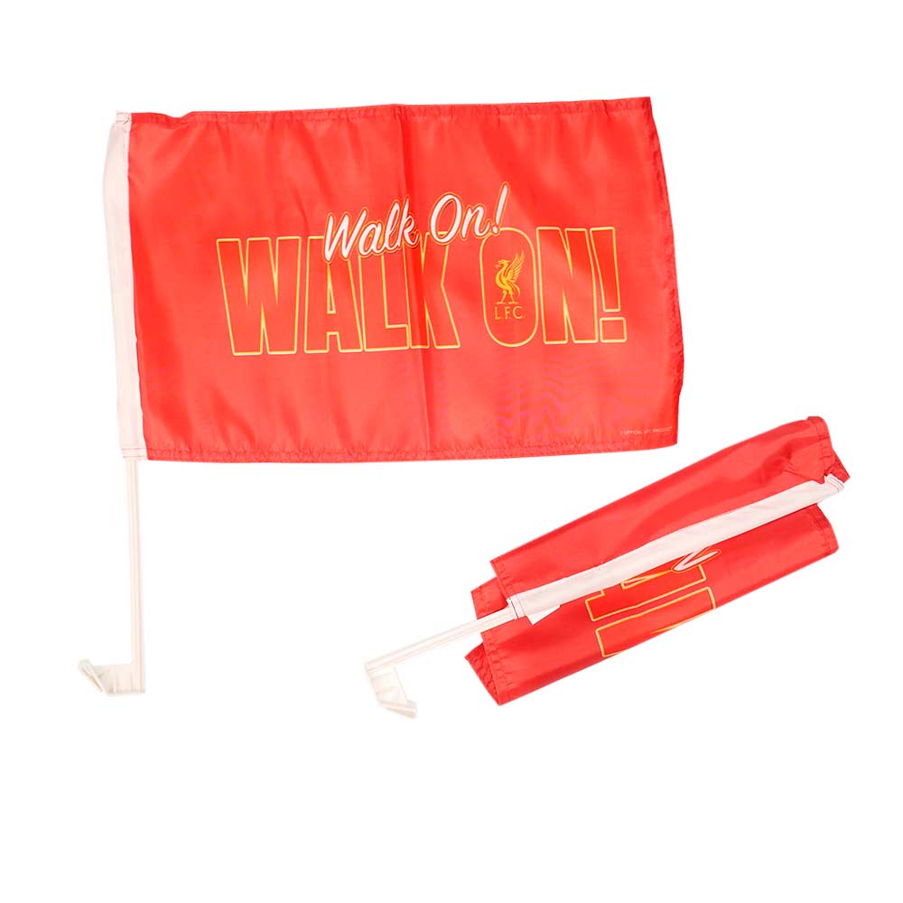 LFC Walk On Car Flag