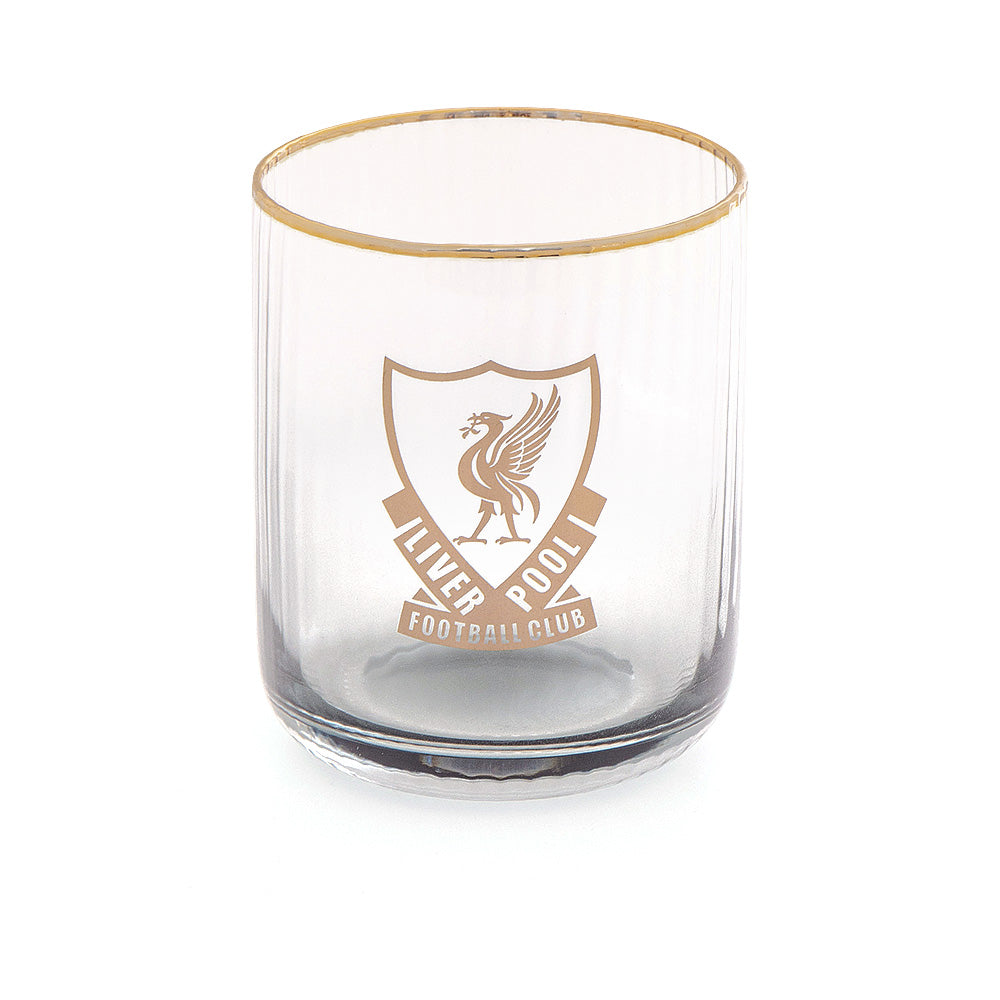 LIVERPOOL FOOTBALL CLUB Gold logo Tumblers (2 Pack)