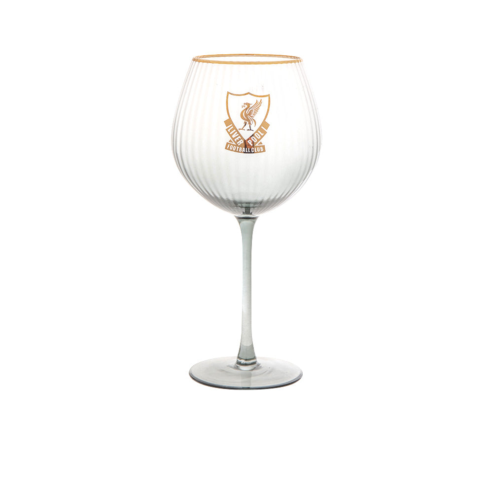 LIVERPOOL FOOTBALL CLUB Gold logo Gin Glass