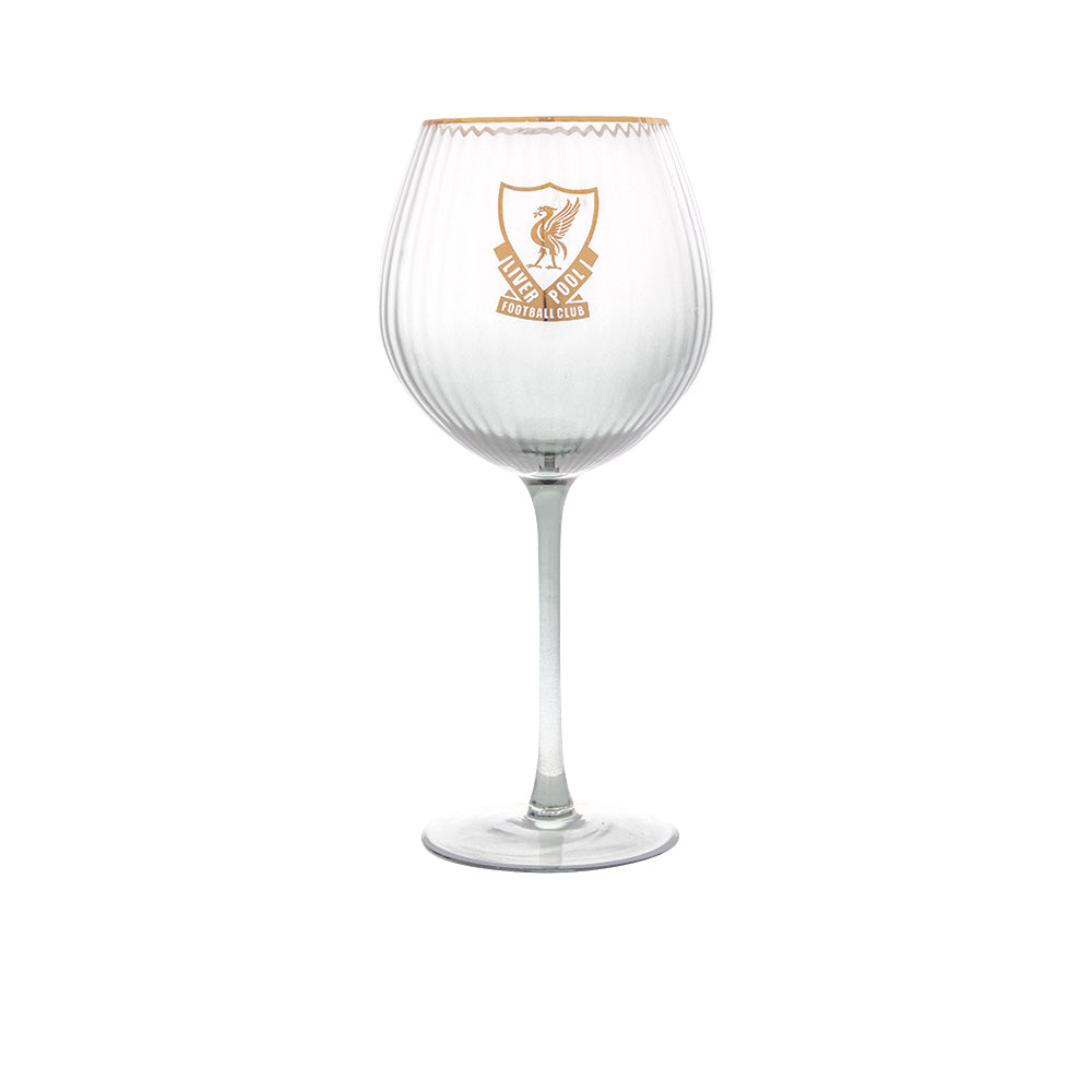 LIVERPOOL FOOTBALL CLUB Gold logo Gin Glass
