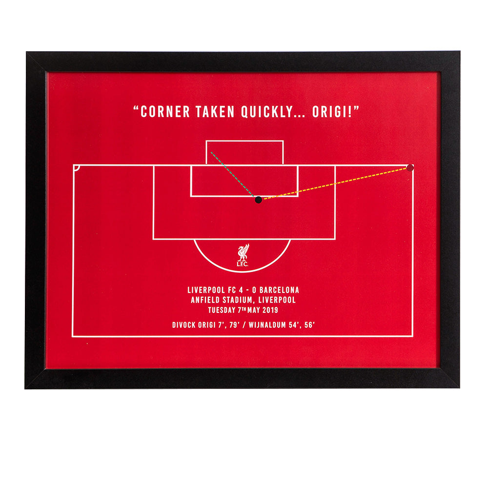 LIVERPOOL FOOTBALL CLUB Iconic Goals Print