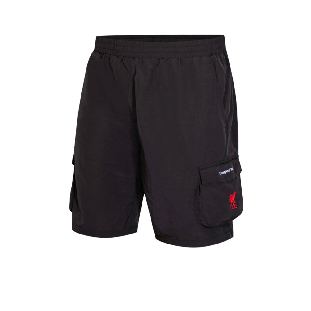 LIVERPOOL FOOTBALL CLUB Black Cargo Men's Casual Pants