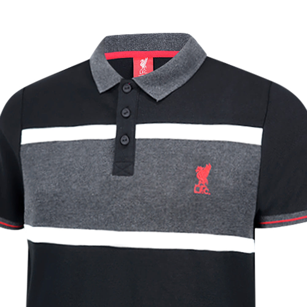 LIVERPOOL FOOTBALL CLUB Colour Block Men’s Polo Shirt