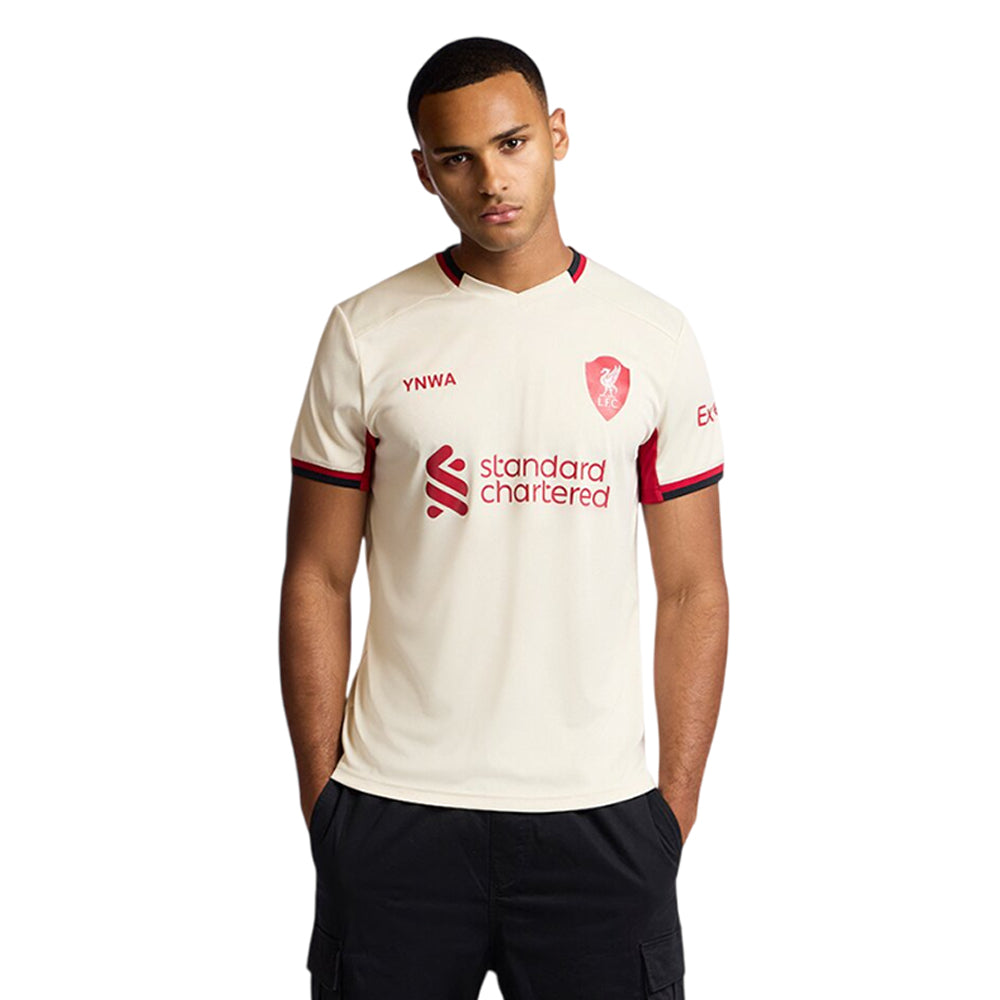LFC เสื้อแข่งผู้ชายทีมลิเวอร์พูล ชุดเยือน เกรด Supporter ฤดูกาล 2025/26