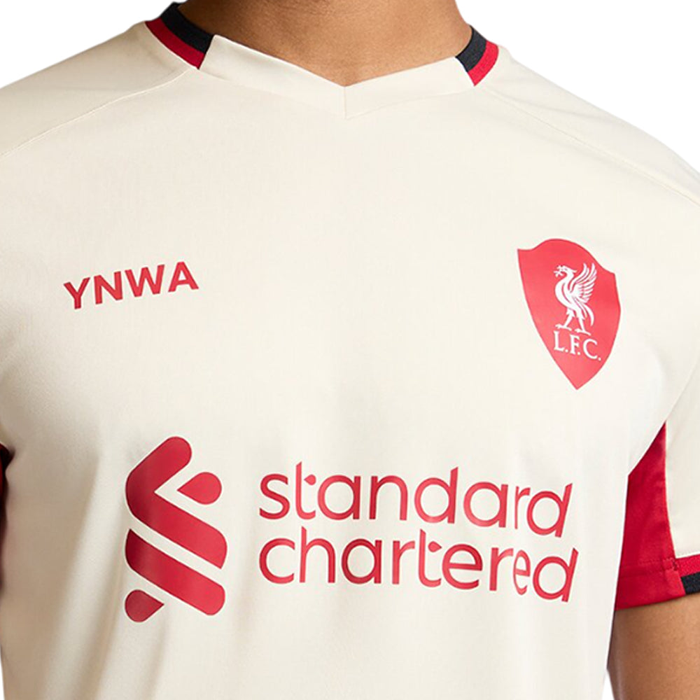LFC เสื้อแข่งผู้ชายทีมลิเวอร์พูล ชุดเยือน เกรด Supporter ฤดูกาล 2025/26